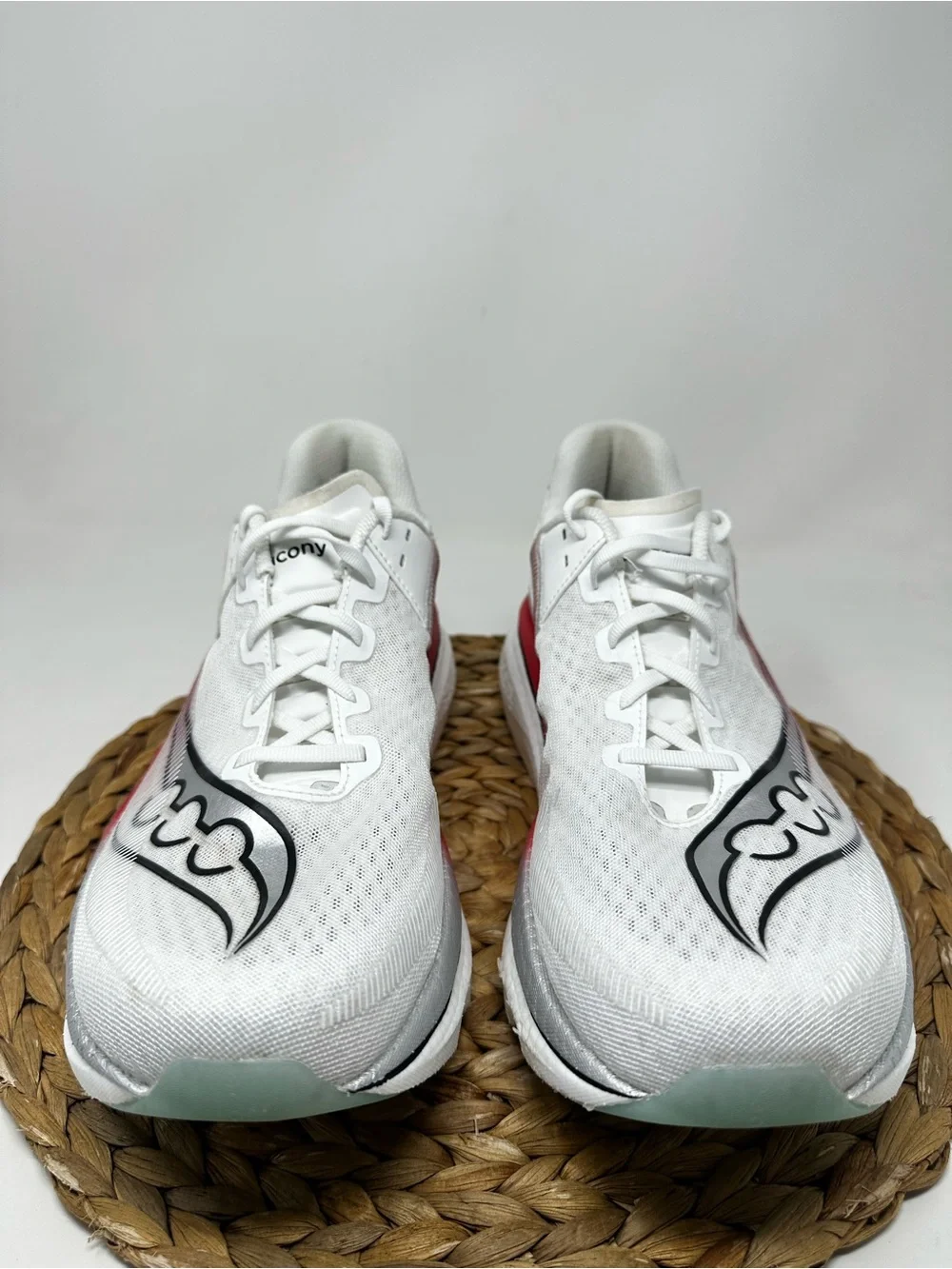 Saucony Endorphin Azura Running Shoes White Salsa Size 12.5 Men's